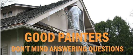Good painters don't mind answering questions